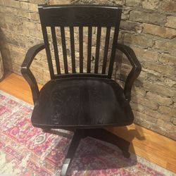 Vintage Banker’s Desk Chair