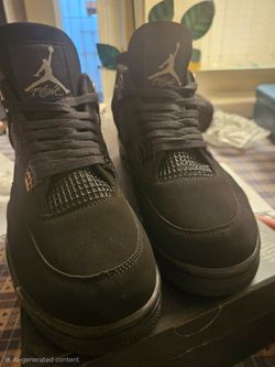 Reproduction Black cat retro 4's