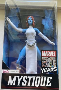 *NEW* Mystique Barbie Doll X-Men Marvel Signature 80 Years GLJ53 2019