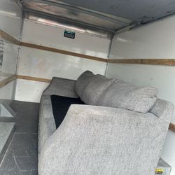Grey Long Couch