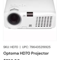 Optoma Projector HD 70 