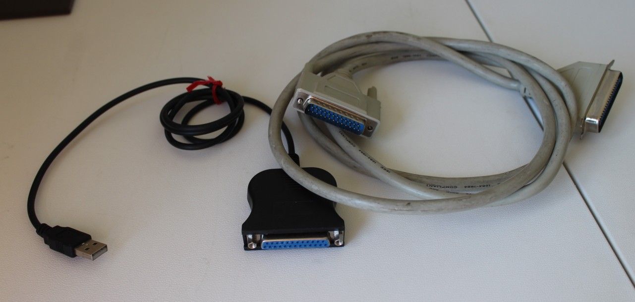 Parallel Printer Cable IEEE-1284 + USB to DB25M To CN36M 6FT VTG
