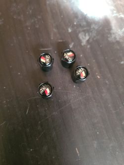 Brand New Toyota TRD Black Tire Valve Caps