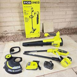 RYOBI 18V Weed Eater String Trimmer Edger and Leaf Blower KIT