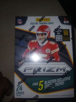 Panini 2025 NFL trading cards prizm