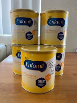 Enfamil Infant Formula 12.5 oz Cans – Lot of 5