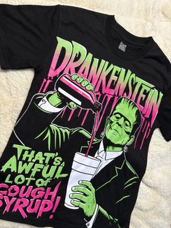 Drankenstein That's Awful Lot Of Cough Syrup" T-shirt,