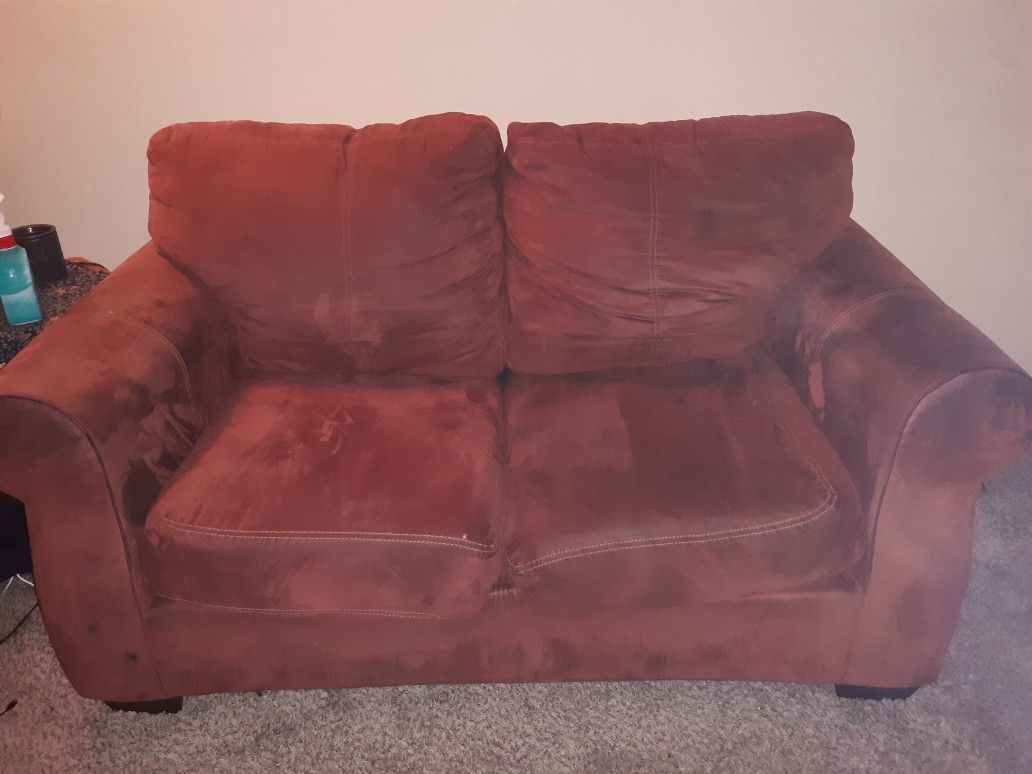 Maroon couch