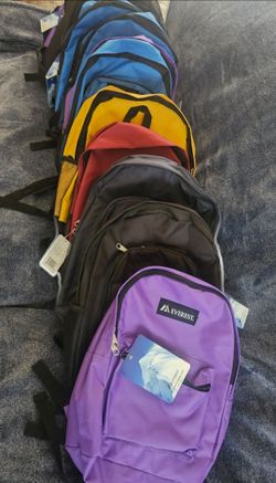 Backpack with supplies