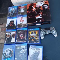 Scary 2018 Playstation 4 Slim PS4 1000GB. Some Games are $20! Some are $30! No old sports for $10s hahaha. So 10 Games plus PS4 is more $300!  Cash & 