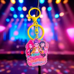 K-Pop Huntrix Demon Hunters Shaker Keychain 