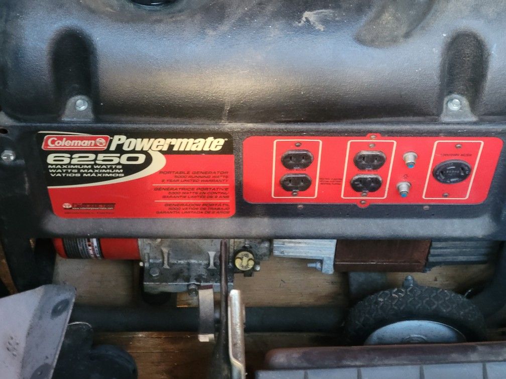 Powermate 6250 generator