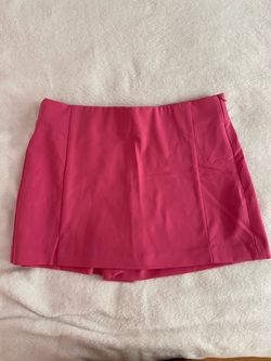 Hot pink Zara skirt
