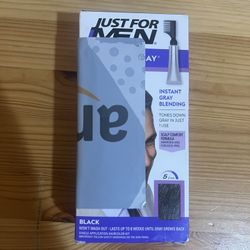 Just For Men Touch of Gray, Mens Hair Color Kit with Comb Applicator for Easy Application, Great for a Salt and Pepper Look - Black, T-55, Pack of 1 B