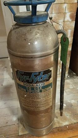 Antique fire extinguisher