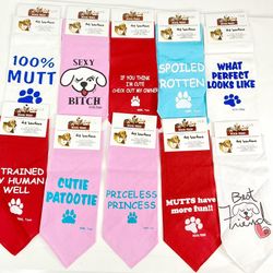 NEW Pet Dog Bandanas / Scarves Scarfs - $2 Each 