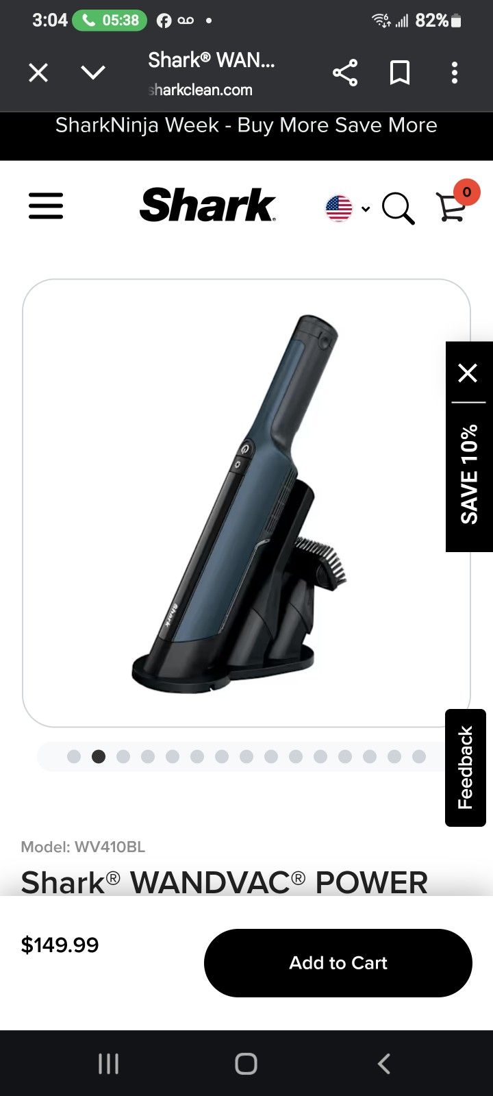 Shark Wandvac