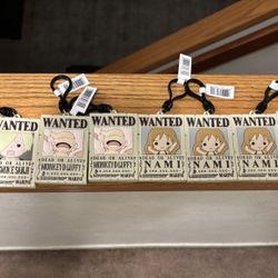 One Piece Wanted Poster Bag Clips Blind Bags 