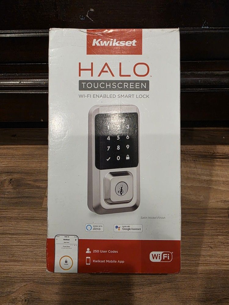 Kwikset Halo Wi-Fi Smart Lock, Keyless Entry Door Deadbolt