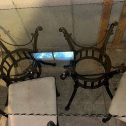 Glass Top Dining Room Table