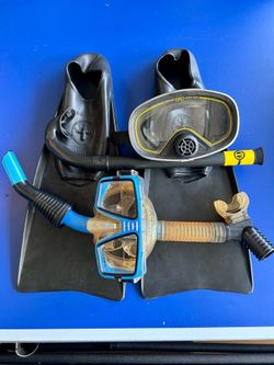 Vintage US Divers Aqua-Lung Snorkeling Gear Bundle – Size 8-9.5