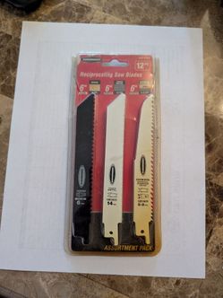 Warrior 12 piece reciprocating saw blade set