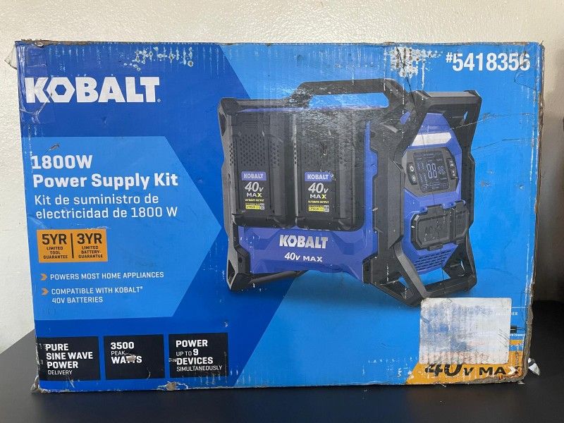 Kobalt K40 1800-Watts Portable Power Station