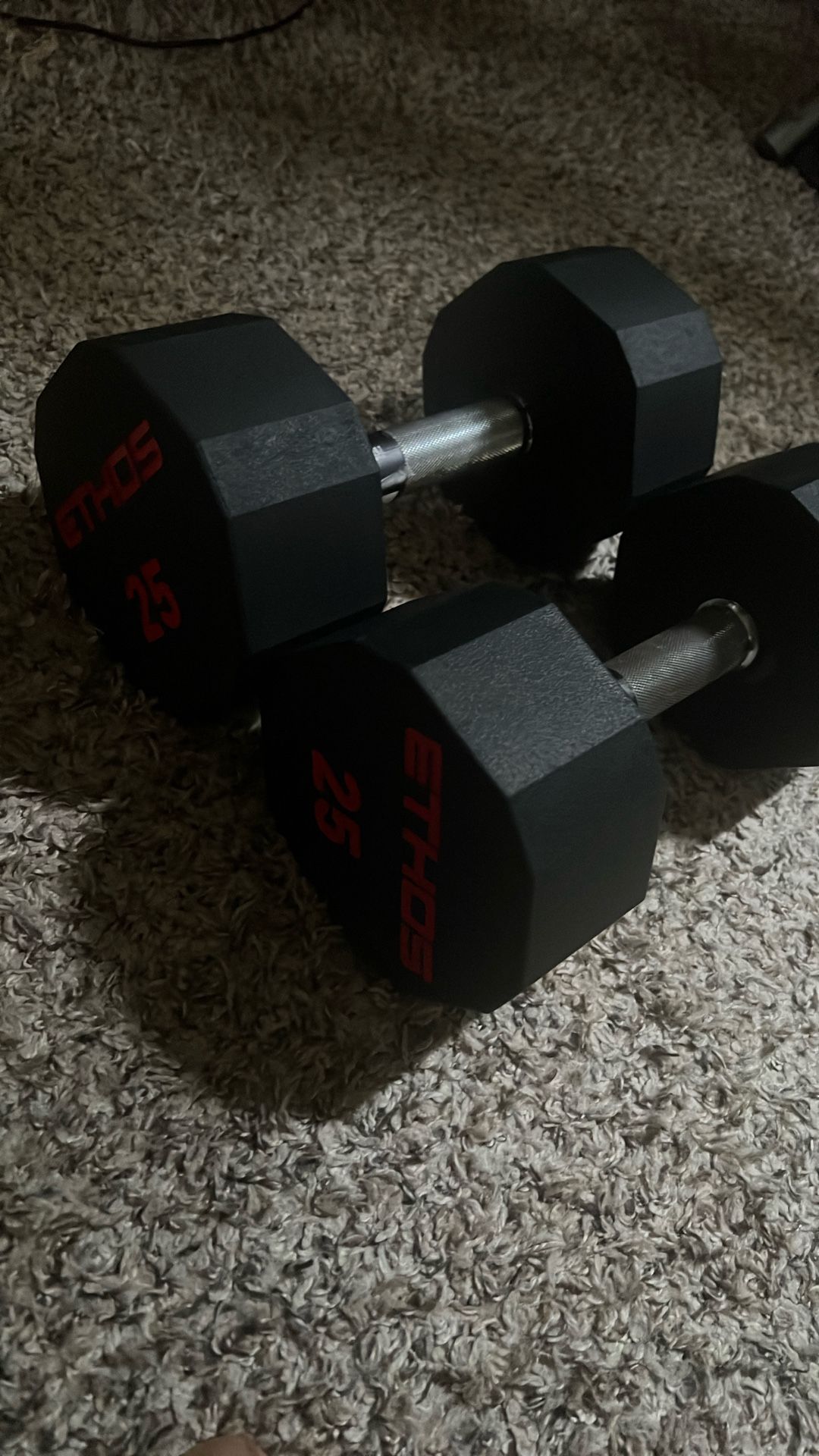Set Of 25LB Dumbbells