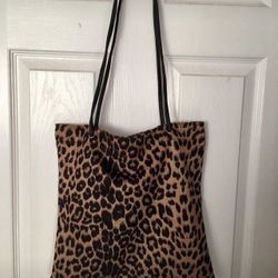 Leopard Print Shoulder Bag 