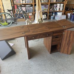 $50 Vintage antique expandable sewing table