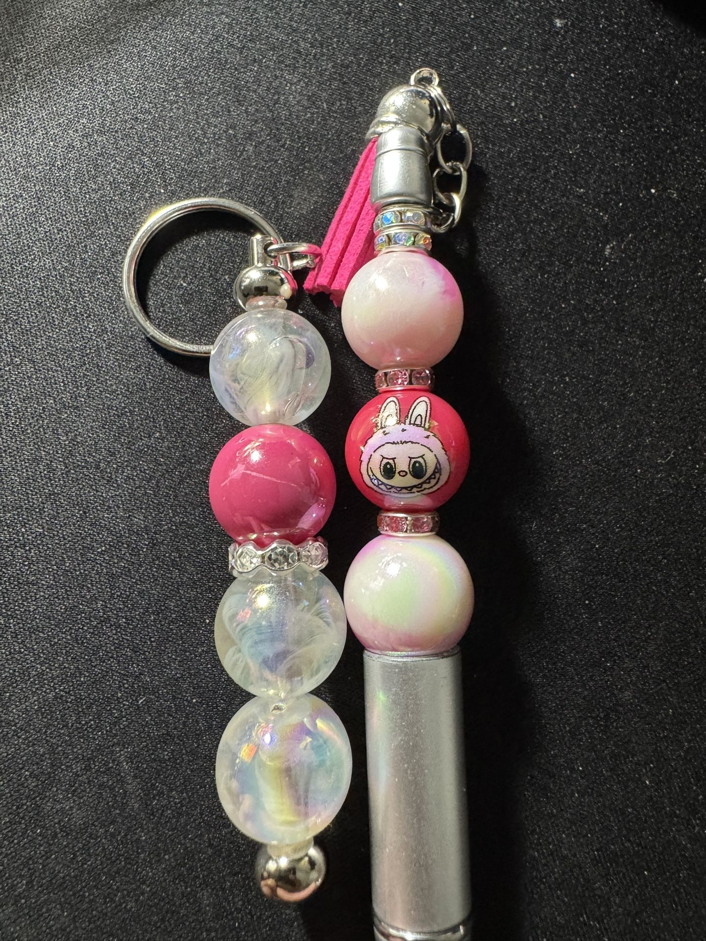 Labubu Pen And matching keychain
