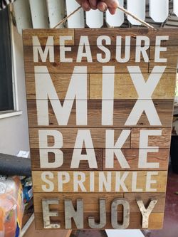 Bakers farmhouse decor