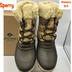 Sperry Women’s Pacifica Alpine Faux Fur Collar Boot