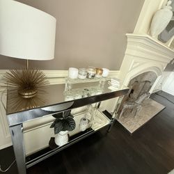 Howard Elliott Mirrored Console Table