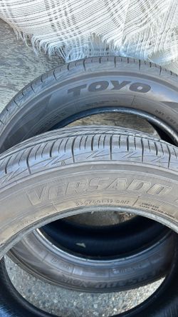 Used Toyo 17” Highway tires, good Spares,
