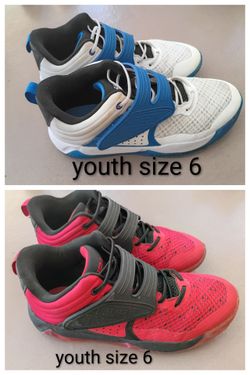 Boys youth athletic sneaker shoes - size 6 (Choice OR SAVE buying both)