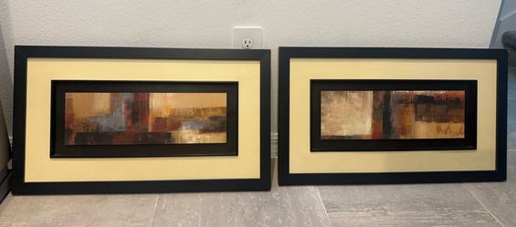 2 CUADROS DE PARED RECTANGULAR