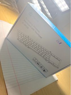 iClever IC-BK08 Tri-Folding Wireless Keyboard w/ Touchpad, Silver
