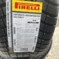New 225/45/17 Pirelli Cinturato