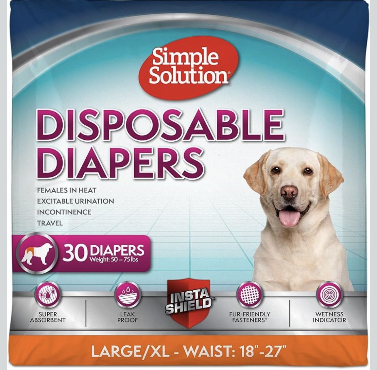 L/XL dog diapers