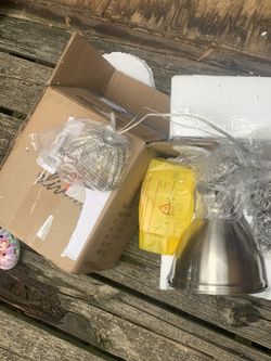 New!  Ceiling Light Fixture (stainless)