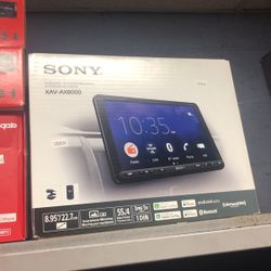 Sony 9 Inch Single Din Bluetooth Stereo With Apple CarPlay And Android Auto 