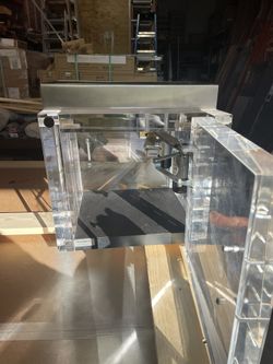 Pass Through Acrylic Bullet Proof Ballistic Box