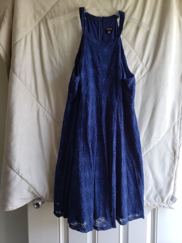Women's Torrid Royal Blue Sz 18 Dress