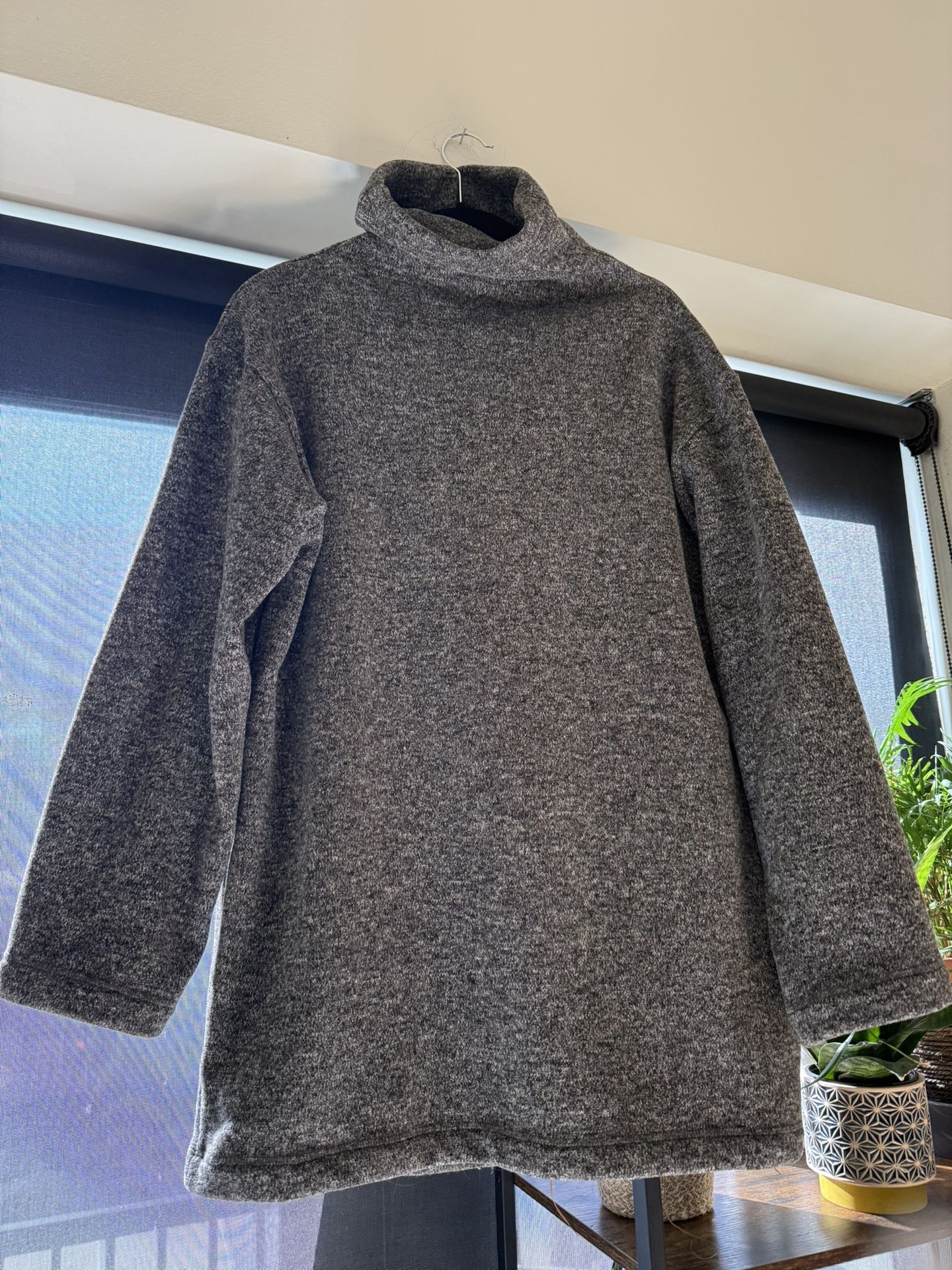 Uniqlo Thick Grey Winter Sweater Dress Women's Tunic - Medium