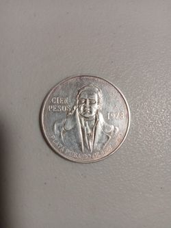 1978 100 Pesos Mexico .720 Silver