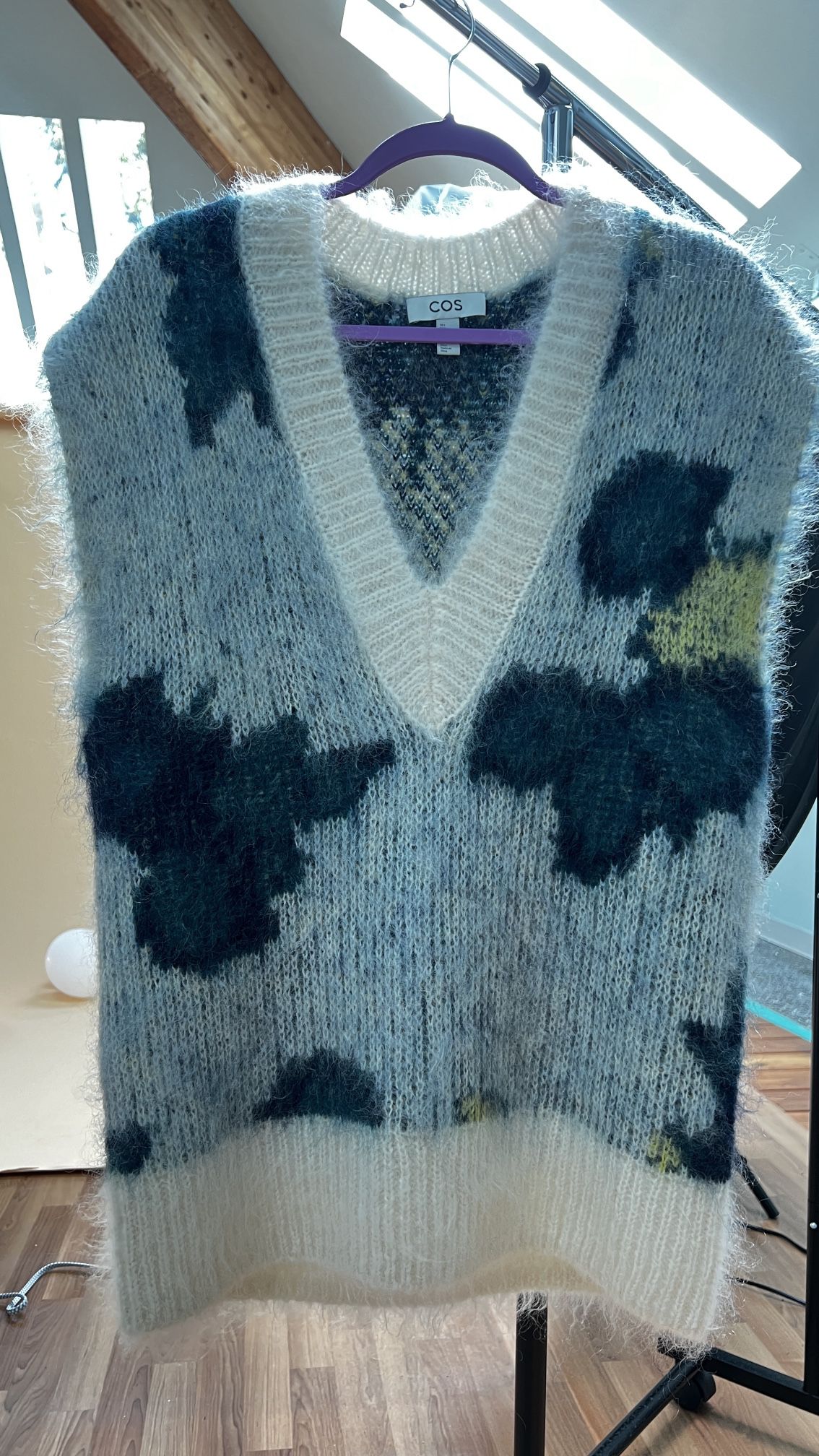 COS Mohair & Wool Sweater Vest