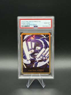 One Piece Luffy Gear 5 Gold Don PSA 10