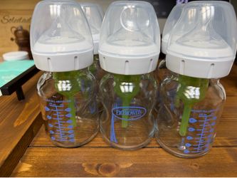 Dr. Browns glass wide neck bottles.