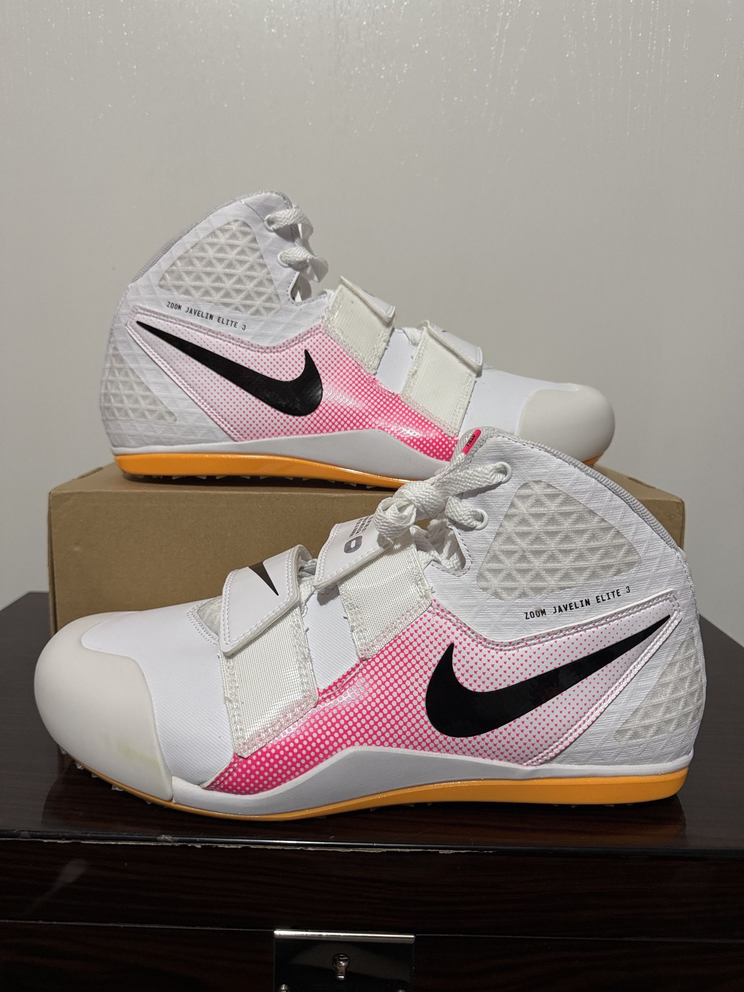 Nike Air Zoom Javelin Elite 3 Shoes Track & Field Spikes Men Sz 12.5 AJ8119-101